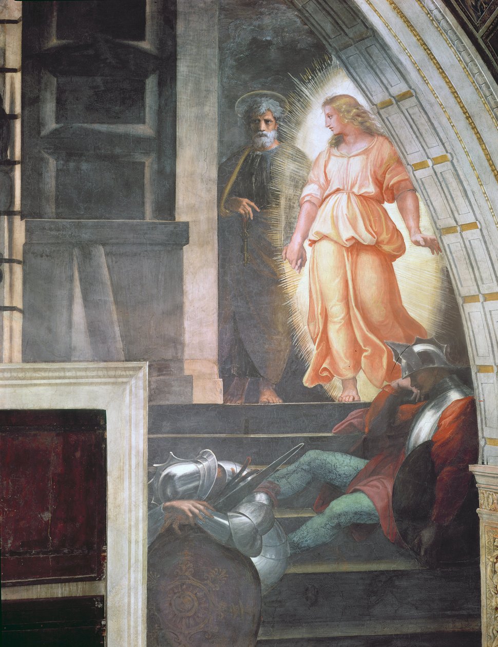 Sint Pieter ontsnapt met de Engel, uit 