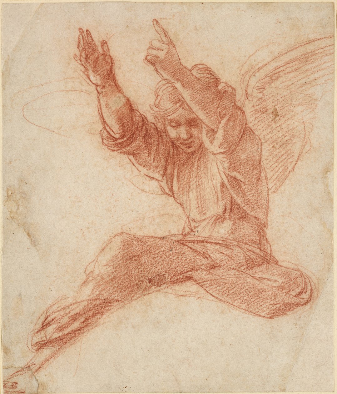 Een Engel, WA1846.208 door Raffaello Sanzio Raphael