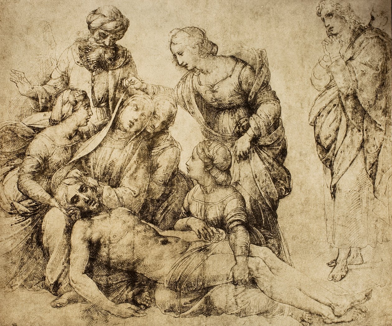 Pietà door Raffaello Sanzio Raphael