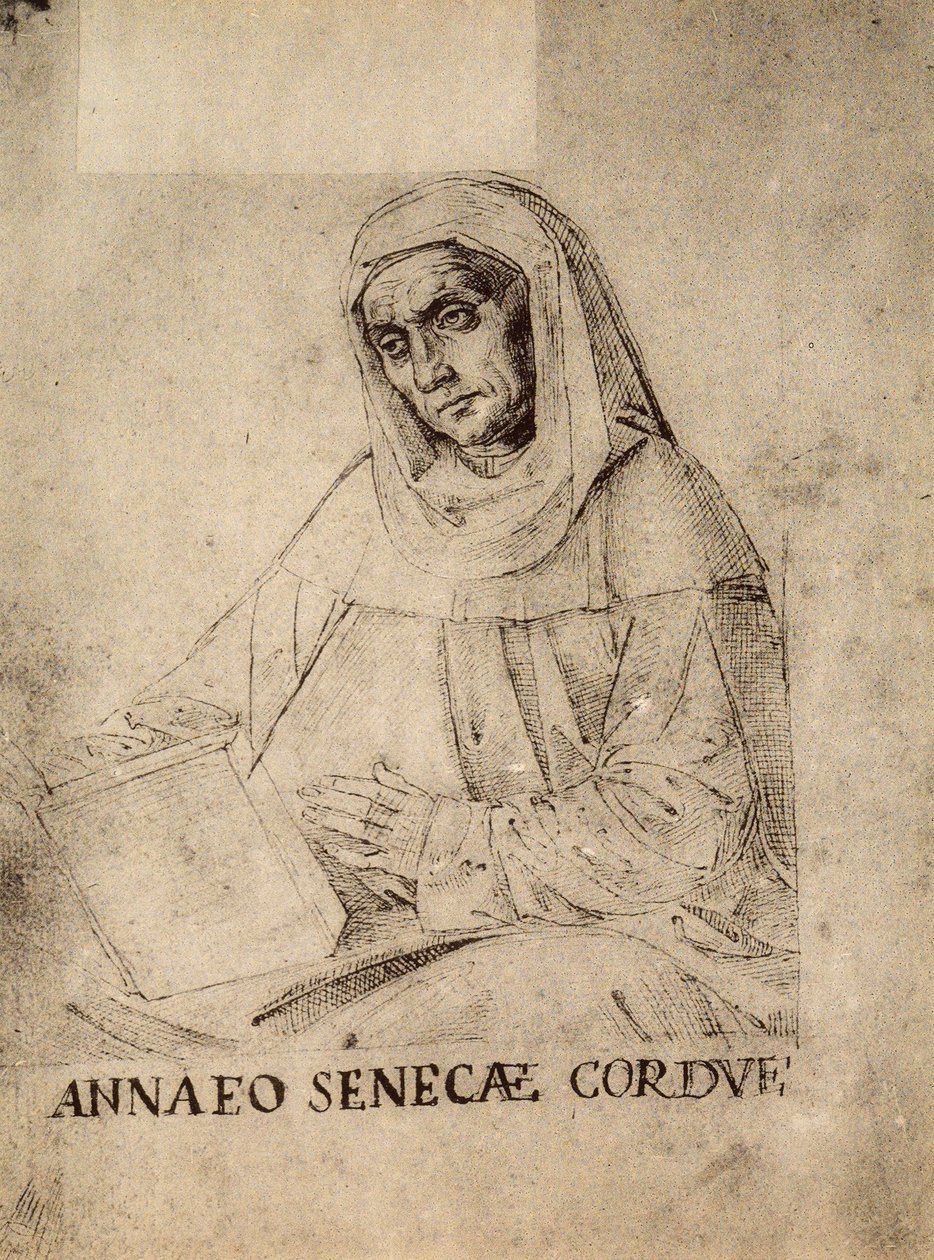 Portret van Seneca door Raffaello Sanzio Raphael