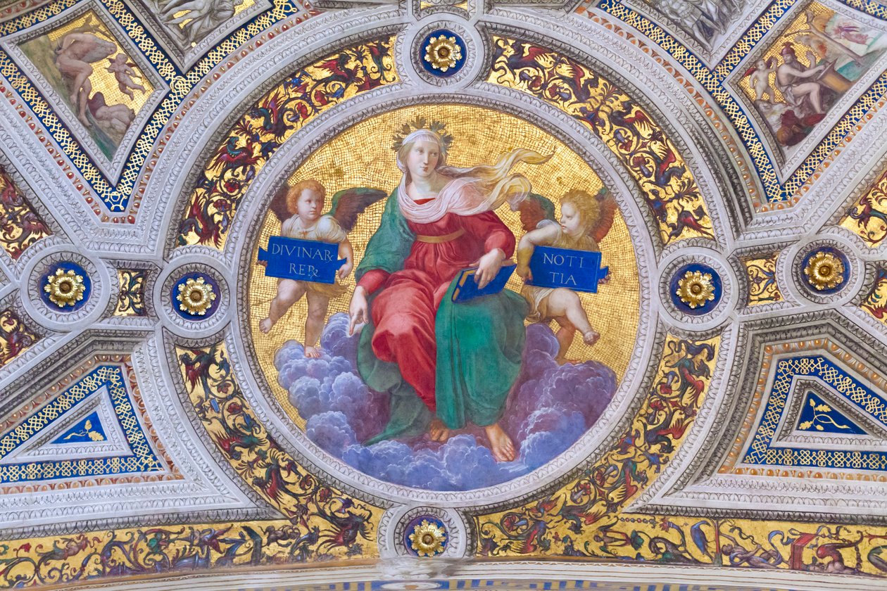Theologie door Raphael (1483 1520)