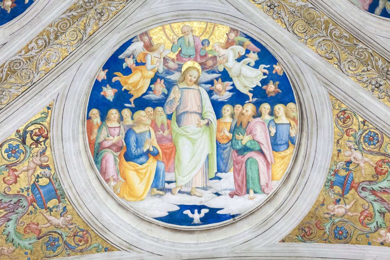 Christus als sol iustitiae door Raphael (1483 1520)