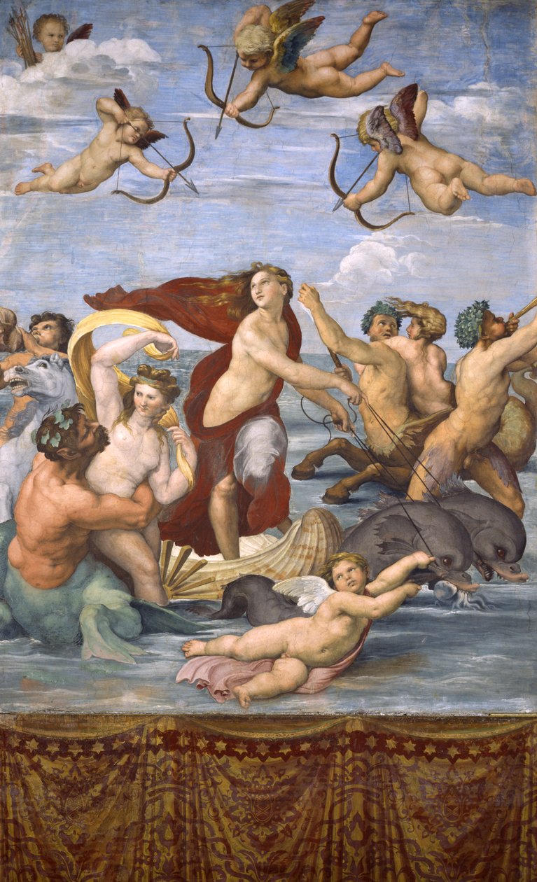 Triomf van Galatea, c.1511 door Raphael