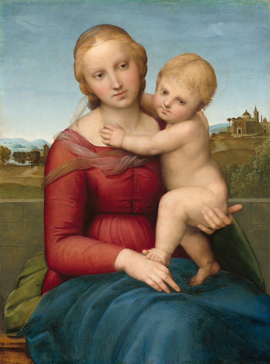 De Kleine Cowper Madonna, ca. 1505 door Raphael