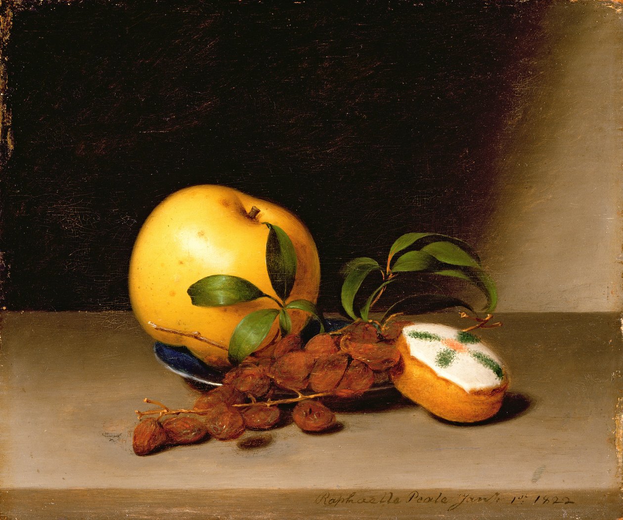 Stilleven met Taart, 1822 door Raphaelle Peale