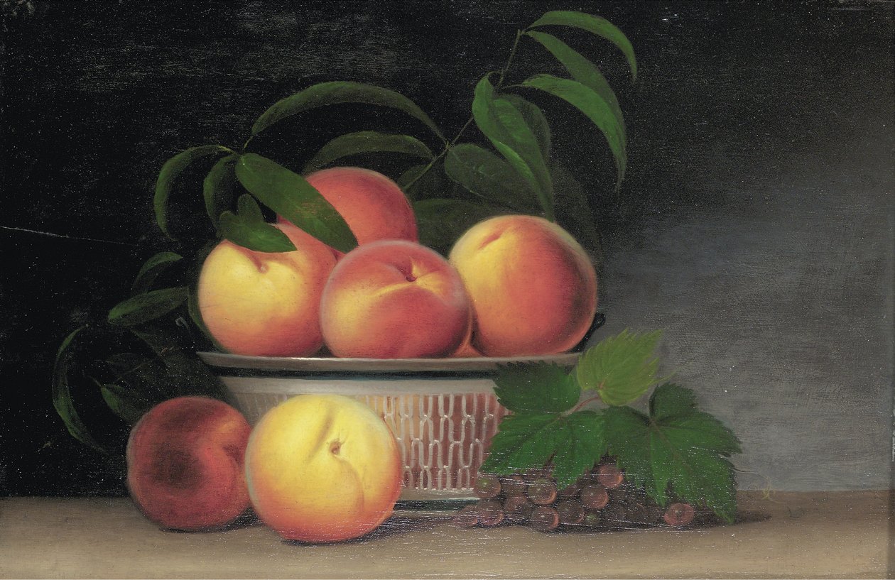 Stilleven met Perziken, ca. 1816 door Raphaelle Peale
