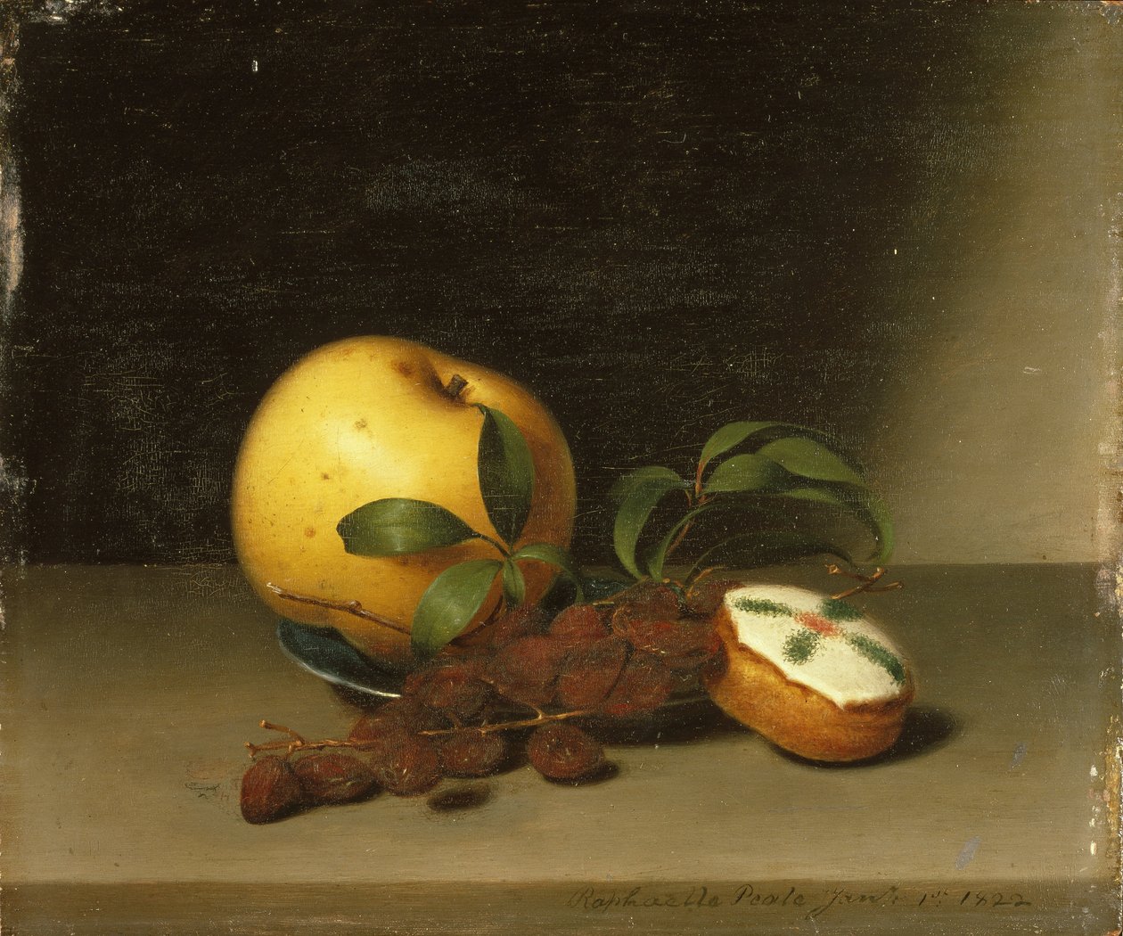 Stilleven met Taart, 1822 door Raphaelle Peale