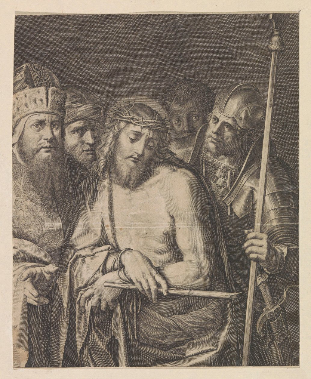 Ecce Homo door Raphaël Sadeler (I)