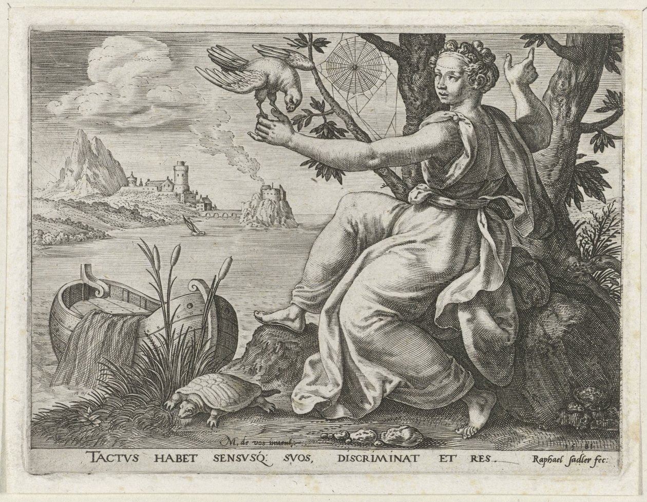 Gevoel door Raphaël Sadeler (I)