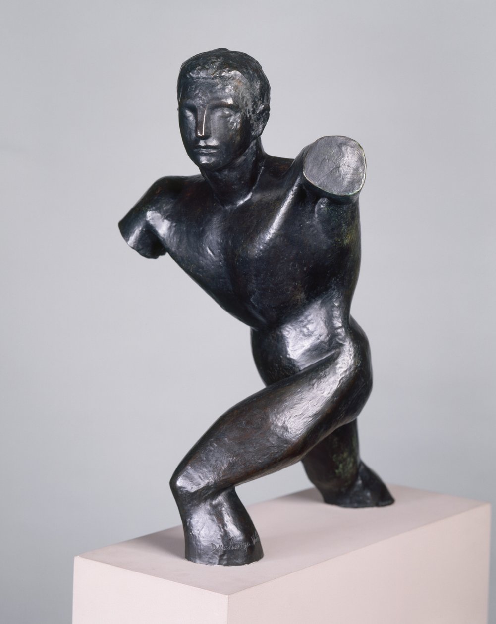 Torso van een jonge man door Raymond Duchamp Villon