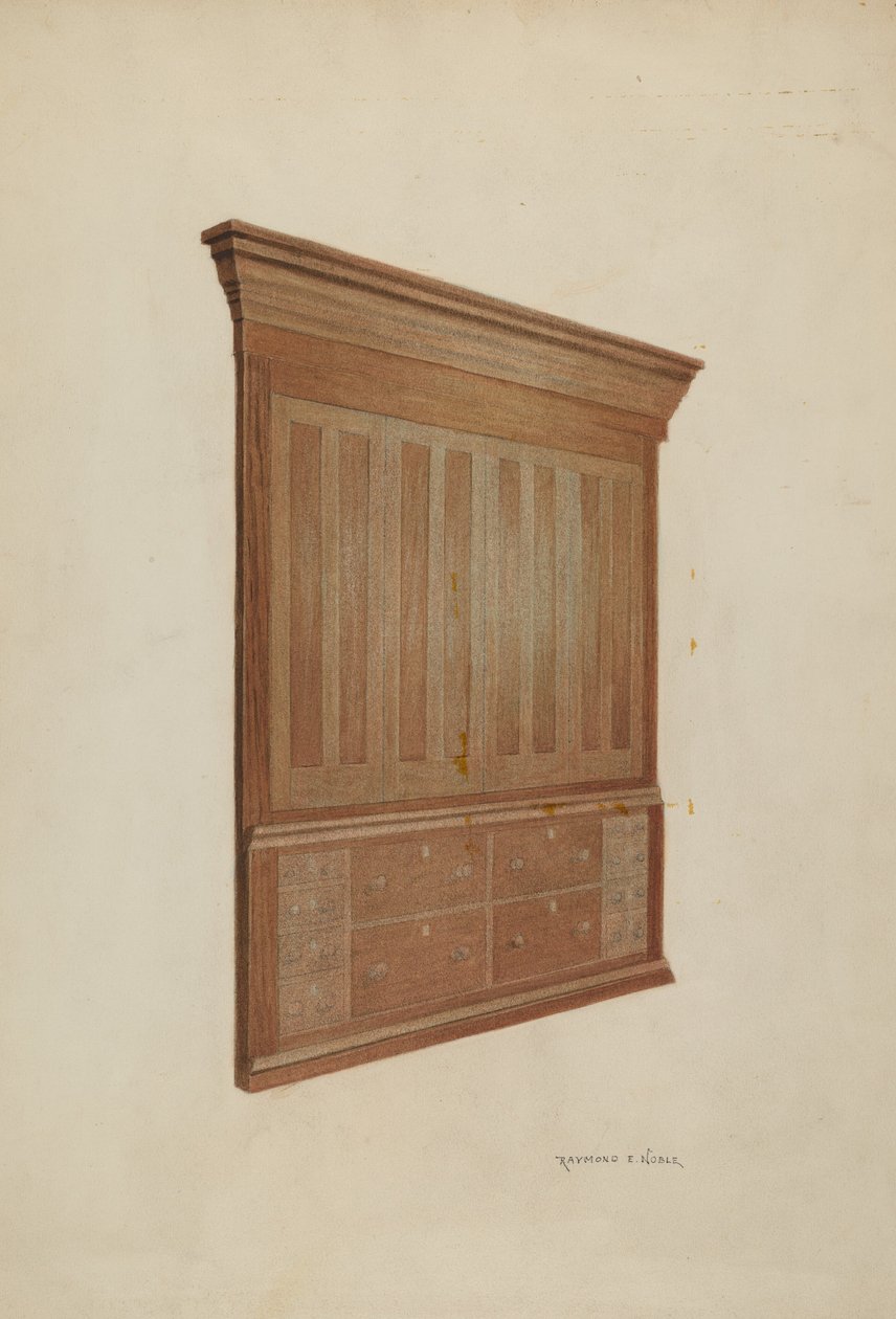 Kabinet door Raymond E. Noble