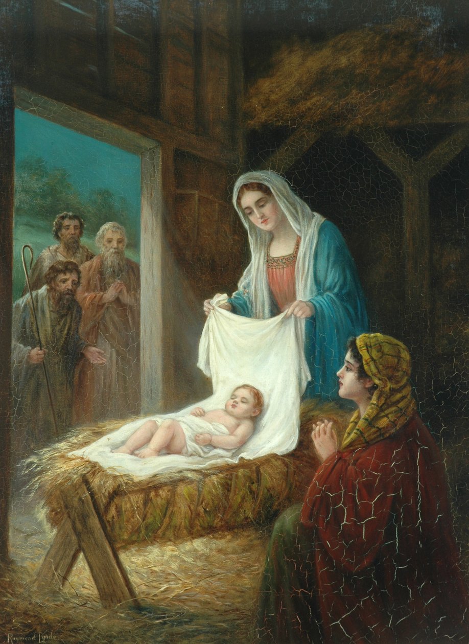 Eerste kerstochtend, ca. 1899 door Raymonde Lynde