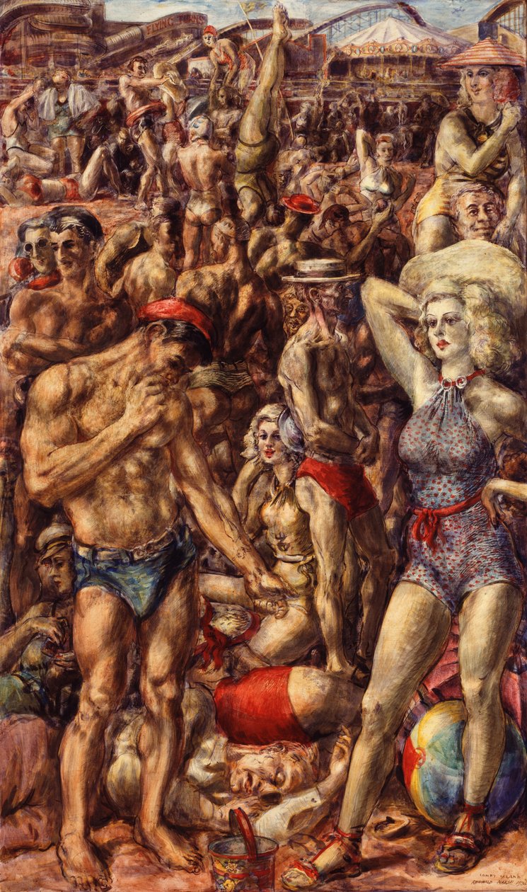 Coney Island door Reginald Marsh