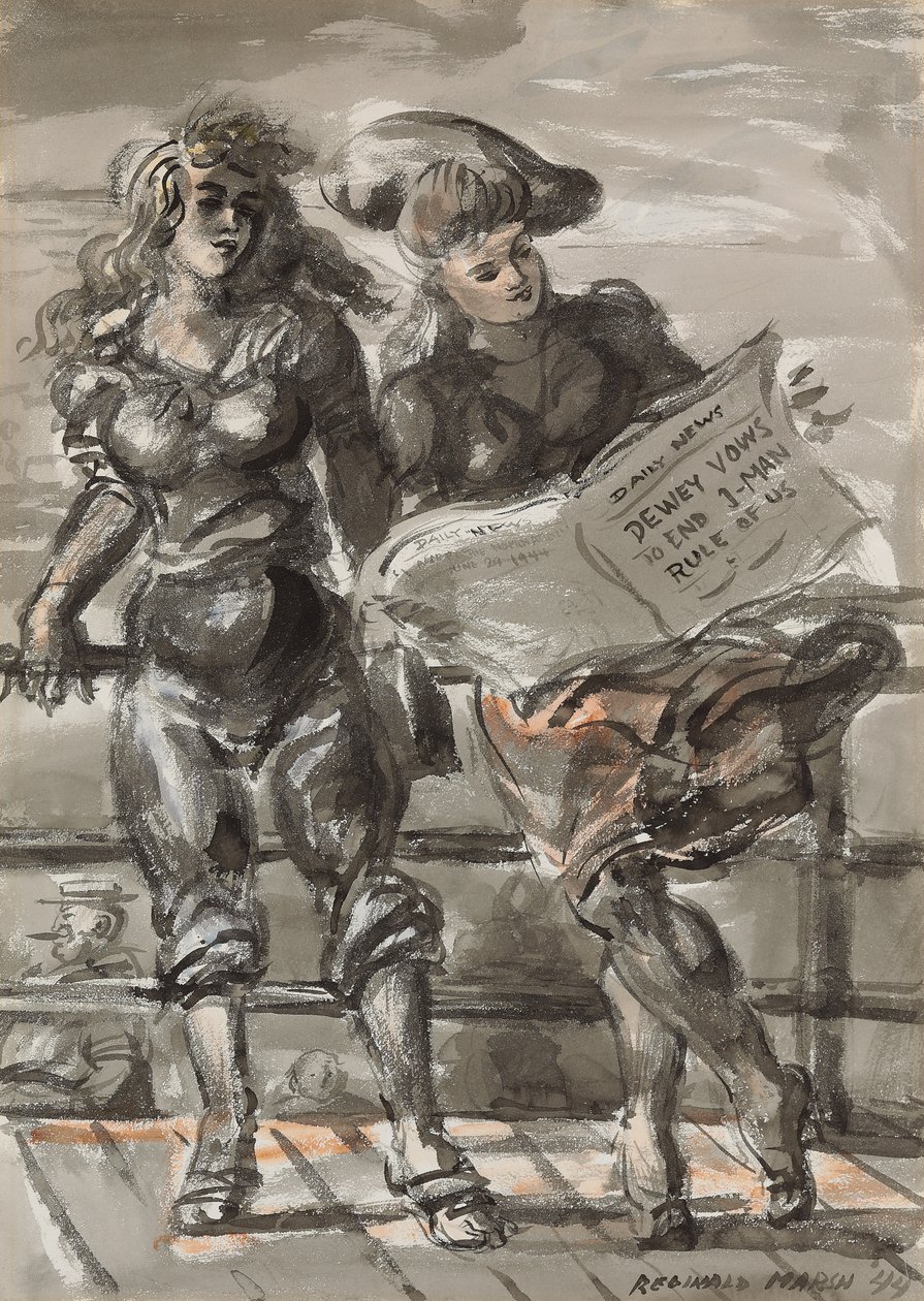 Dagelijks nieuws door Reginald Marsh