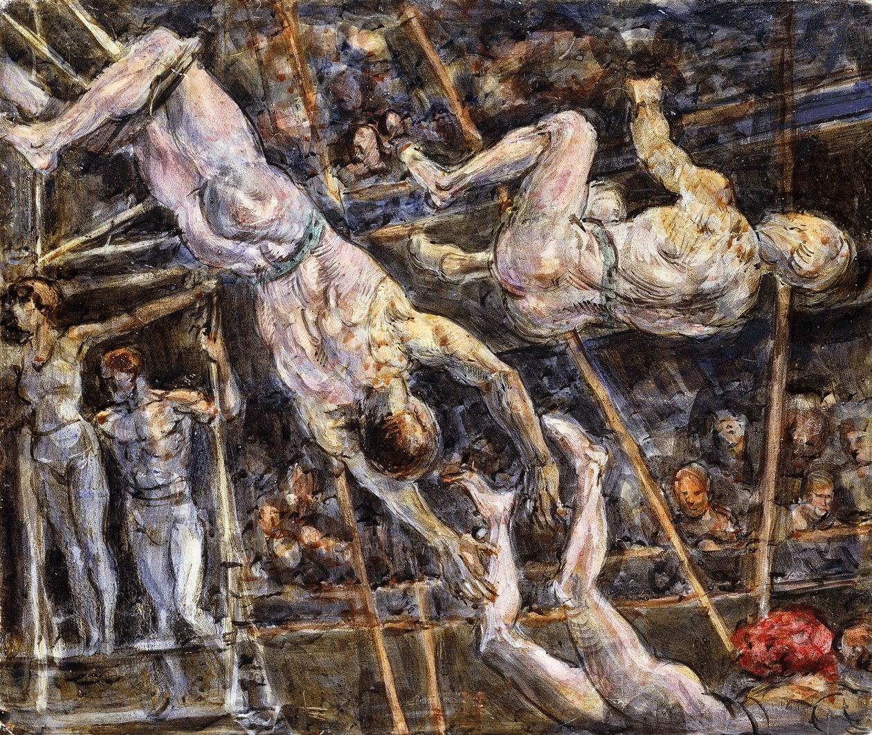 De vliegende Concellos door Reginald Marsh