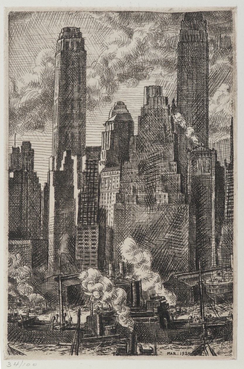 Wall Street door Reginald Marsh