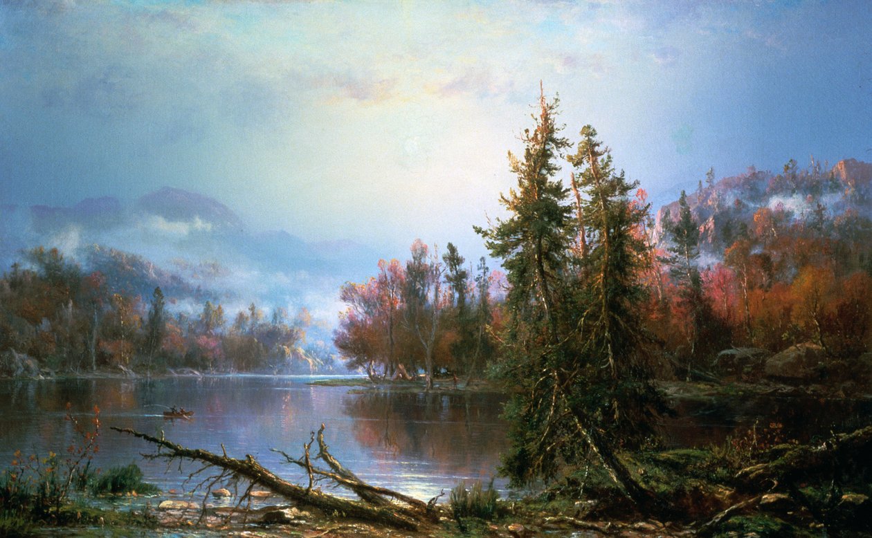 Herfstlandschap door Regis Francois Gignoux