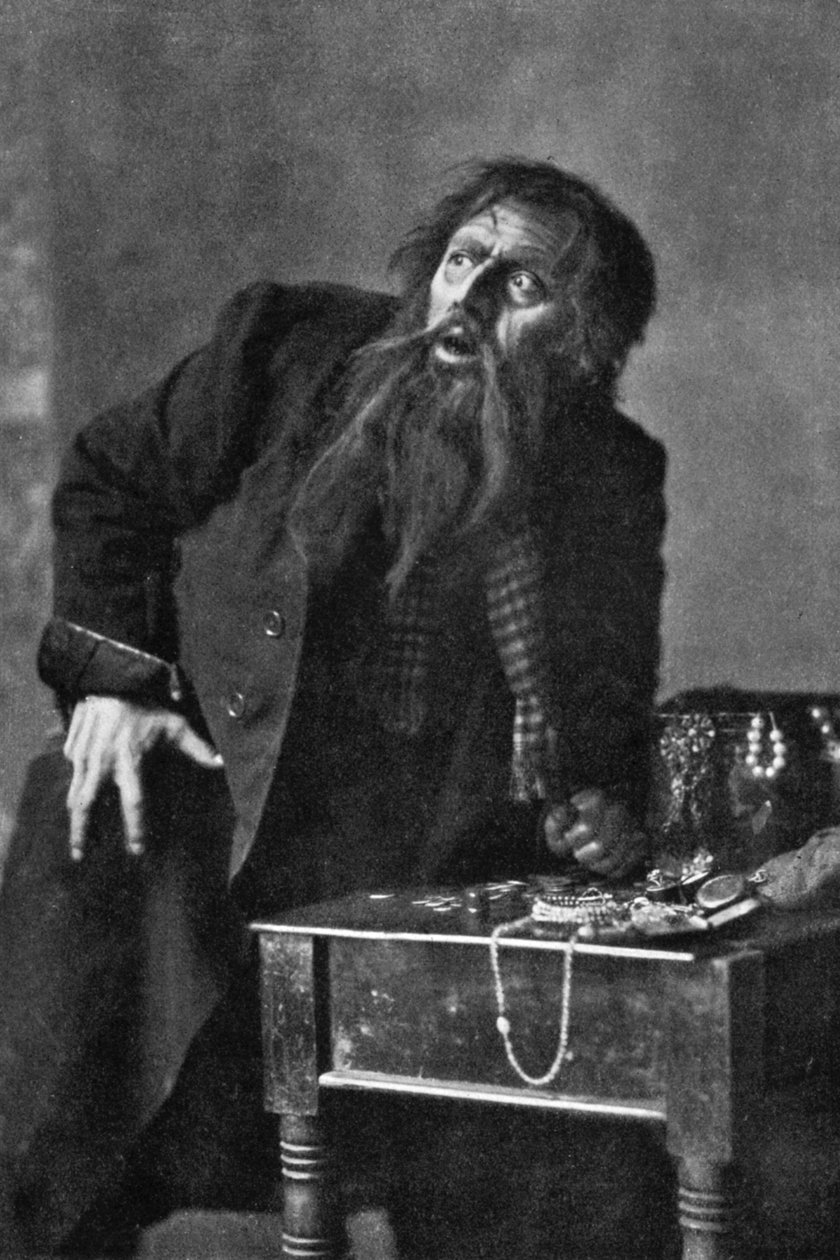 Bransby Williams 1870-1961, acteur, 1911-1912 door Reinhold Thiele