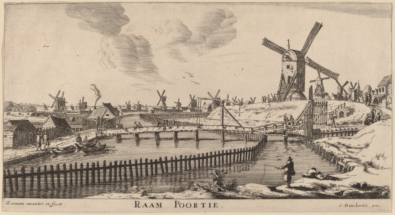 Raampoortje door Reinier Nooms, called Zeeman