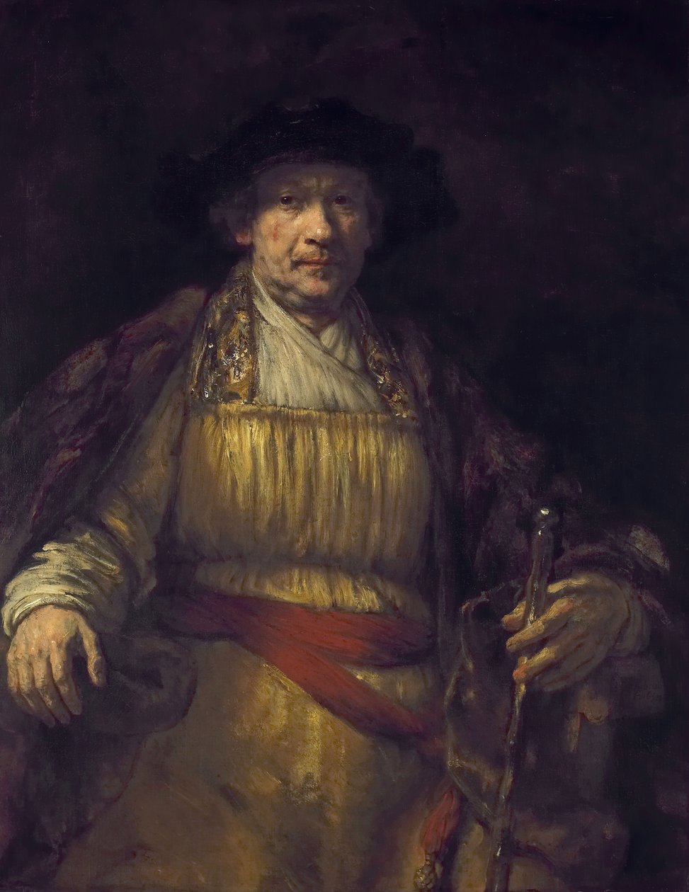 Zelfportret door Rembrandt van Rijn