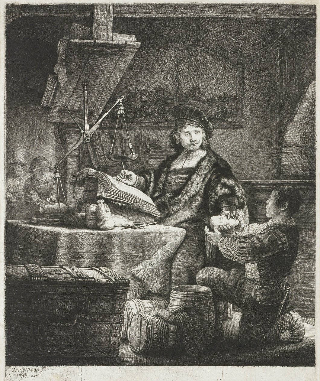 Jan Wtenbogaert door Rembrandt van Rijn