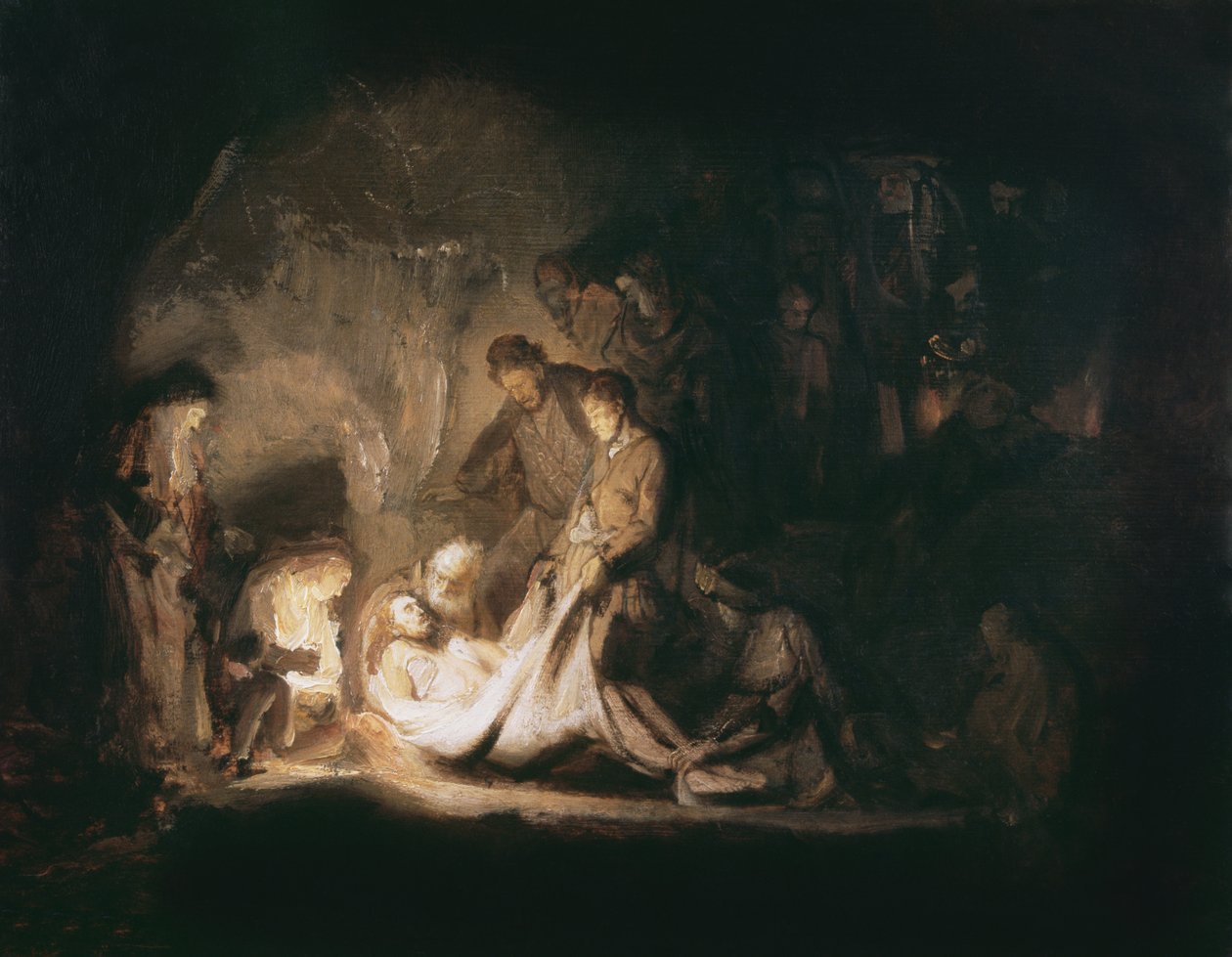 De Graflegging door Rembrandt van Rijn