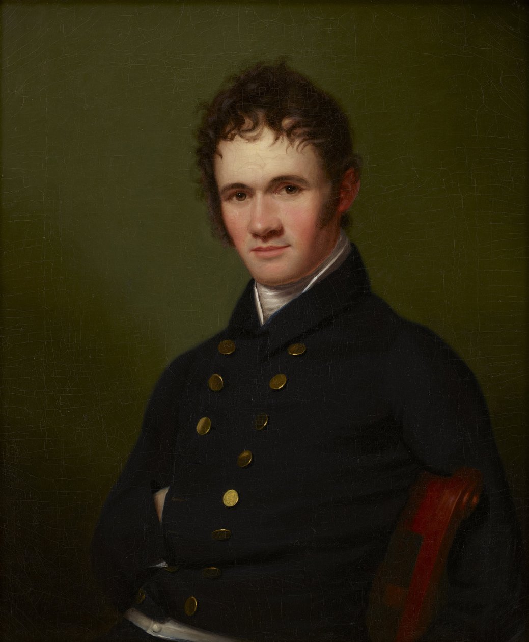 Portret van Commandant Lewis Warrington (1782-1851) door Rembrandt Peale