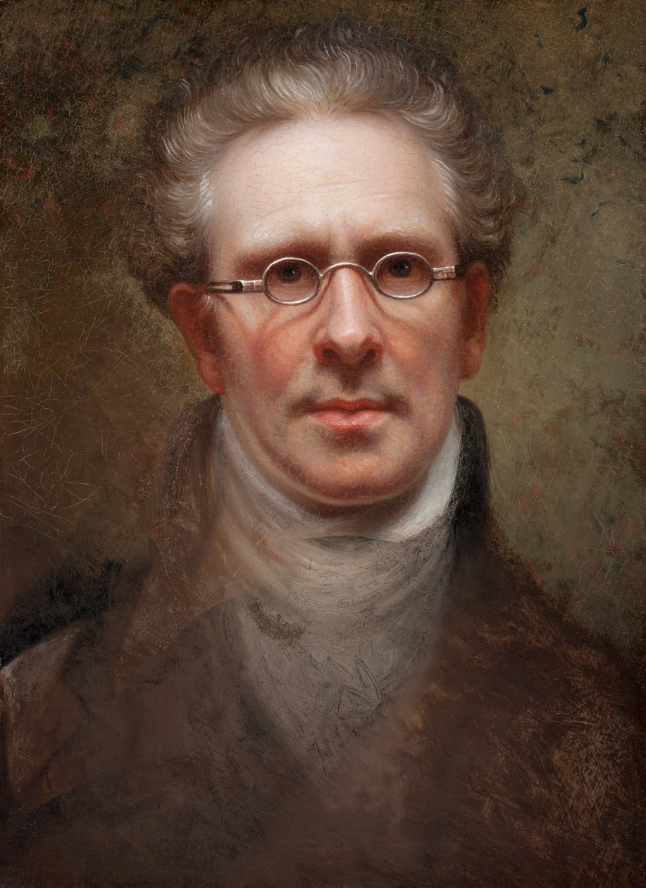 Zelfportret, 1828 door Rembrandt Peale