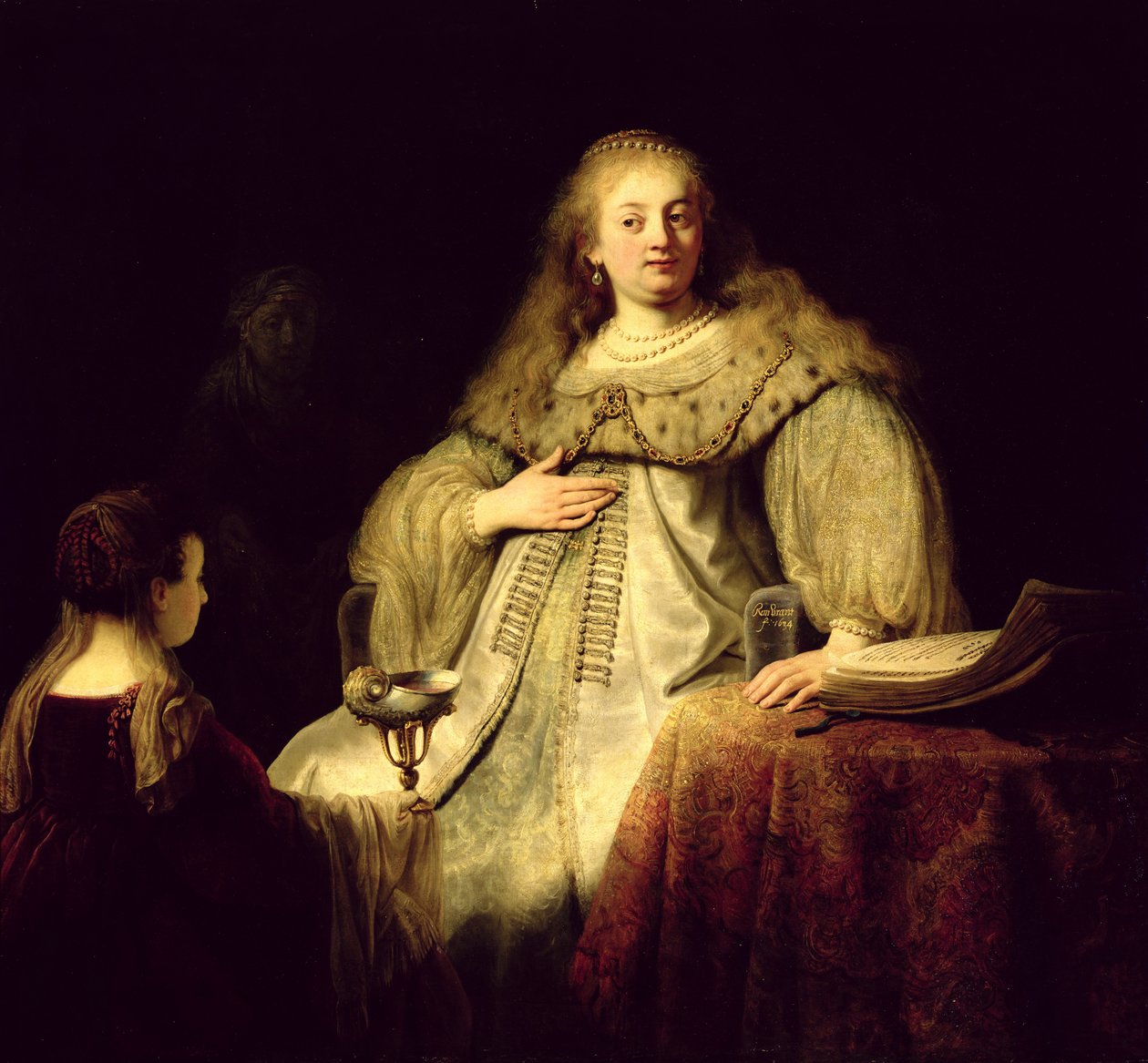 Artemisia, 1634 door Rembrandt van Rijn