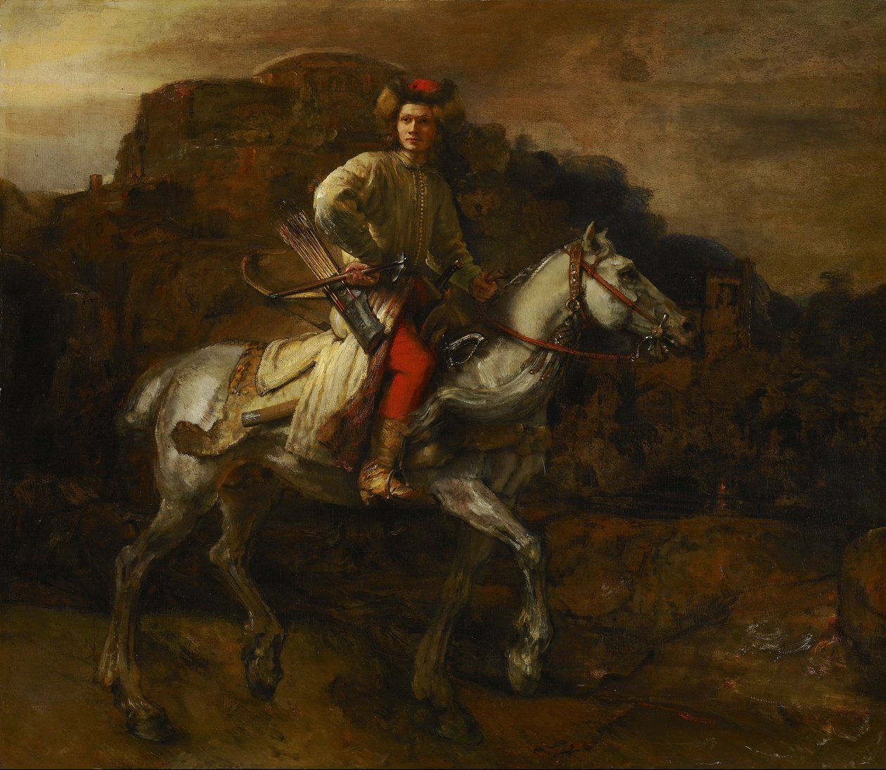 De Poolse ruiter door Rembrandt van Rijn