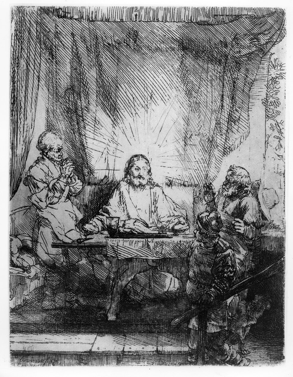 Avondmaal in Emmaüs, 1654 door Rembrandt van Rijn