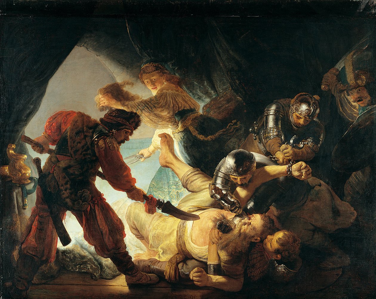 De verblinding van Samson door Rembrandt van Rijn