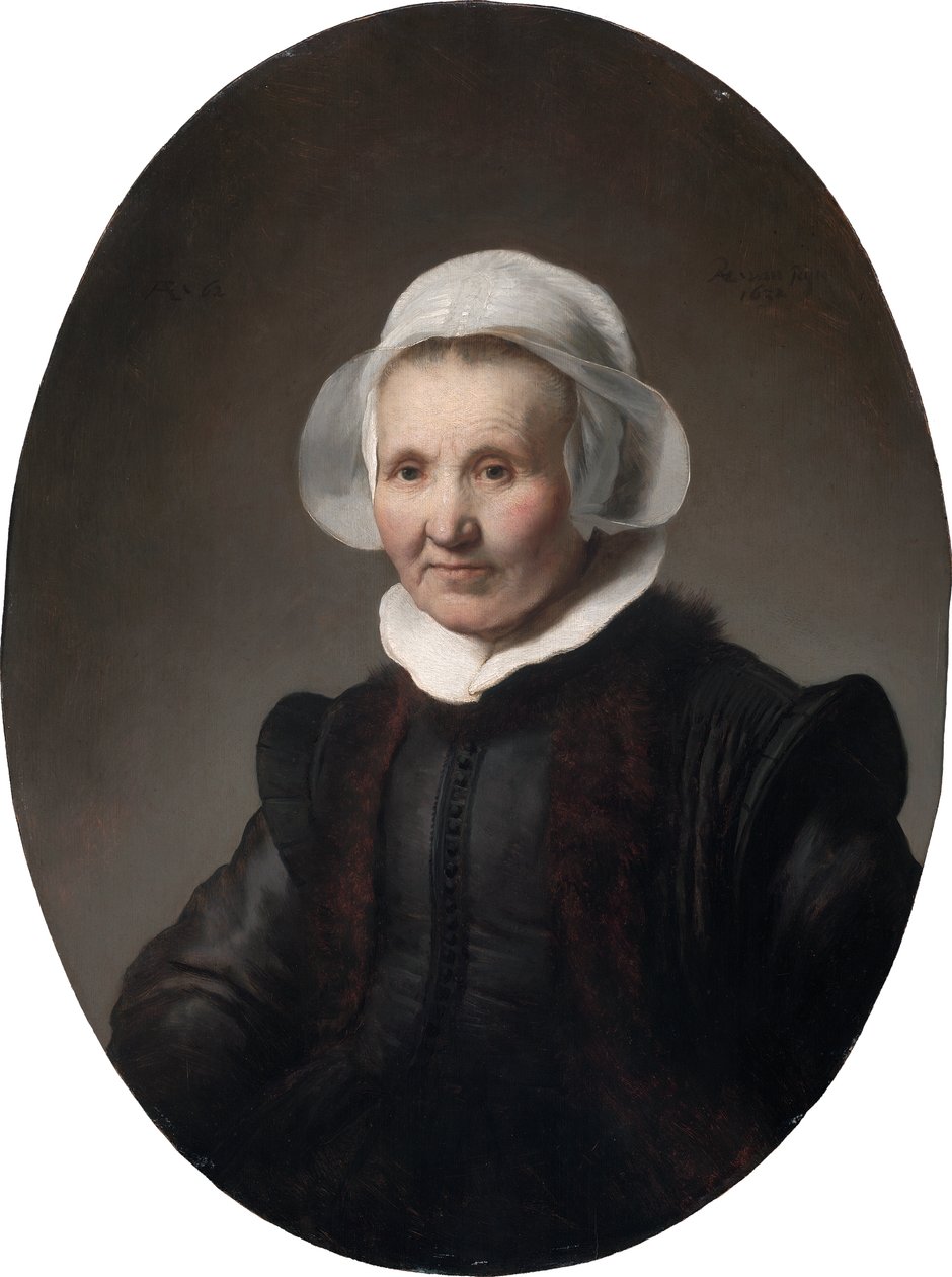 Portrait of Aeltje Petersdr Uylenburgh door Rembrandt