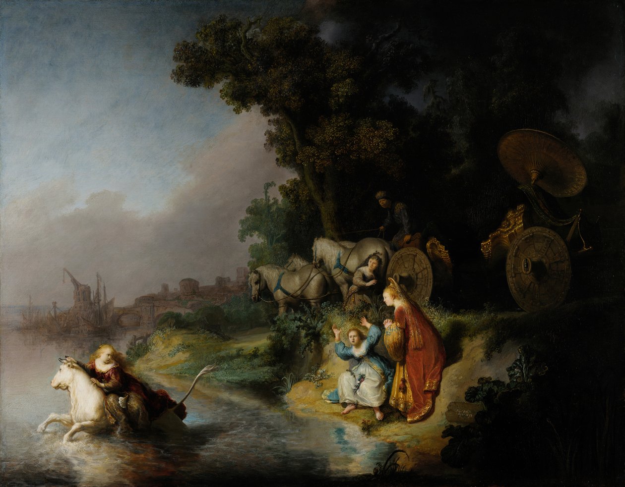 De ontvoering van Europa door Rembrandt