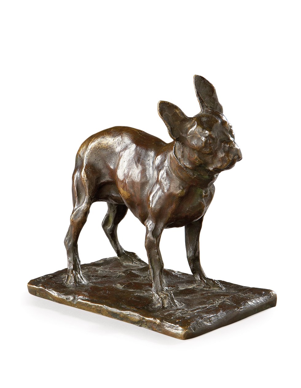 Franse bulldog, klein model, 1905 door Rembrandt Bugatti