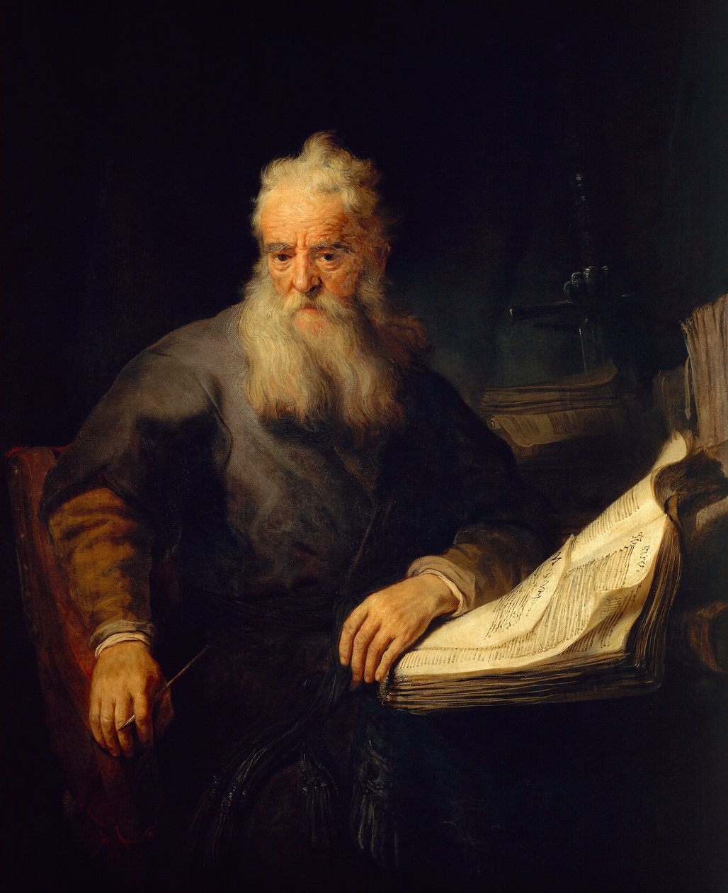 Apostel Paulus door Rembrandt Harmensz. van Rijn