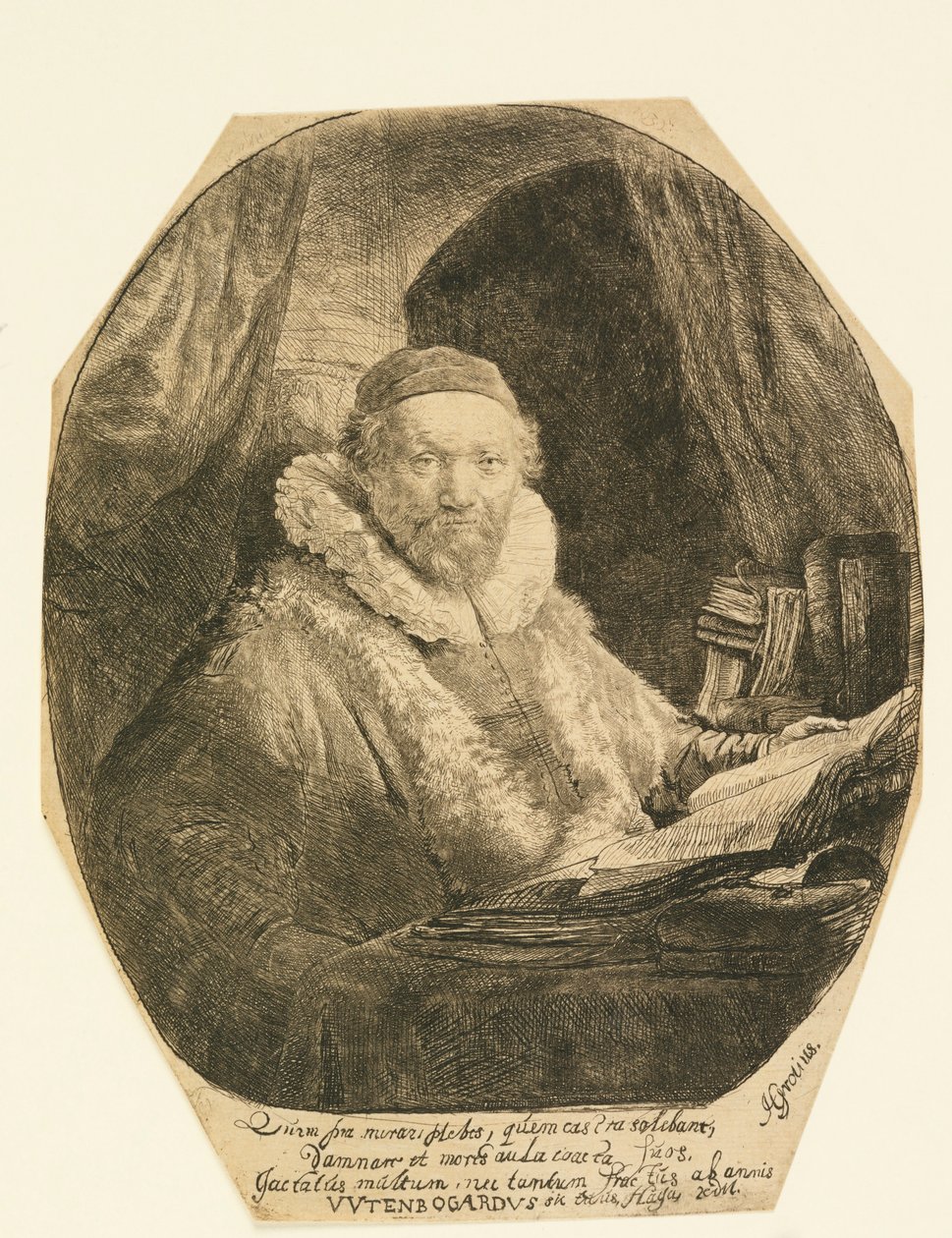 Jan Uytenbogaert, Predikant door Rembrandt van Rijn