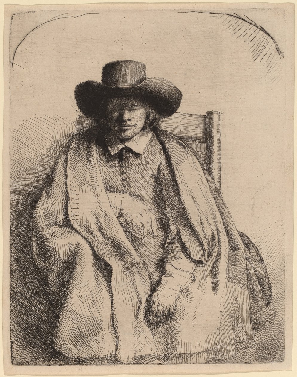 Clement de Jonghe door Rembrandt van Rijn