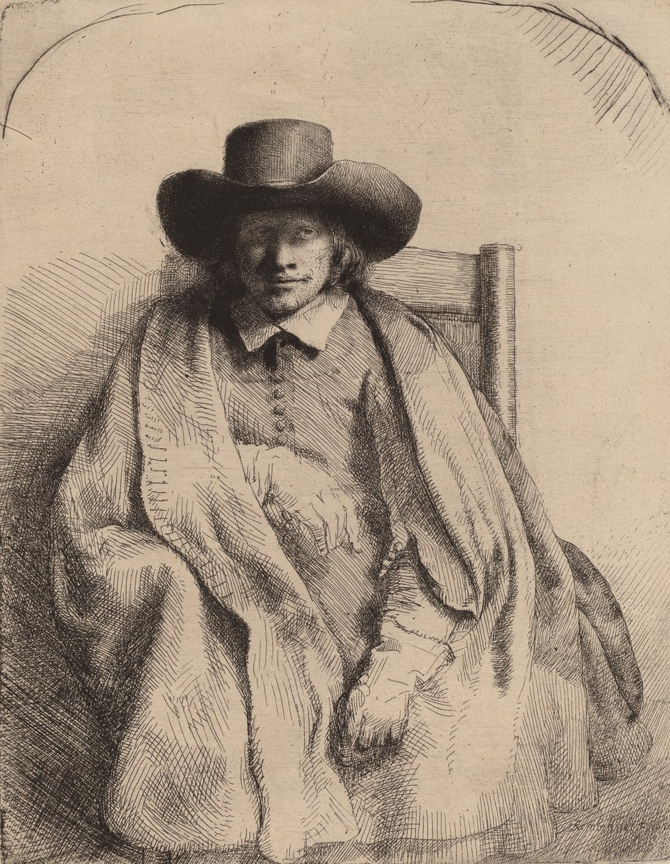 Clement de Jonghe (1651) door Rembrandt van Rijn