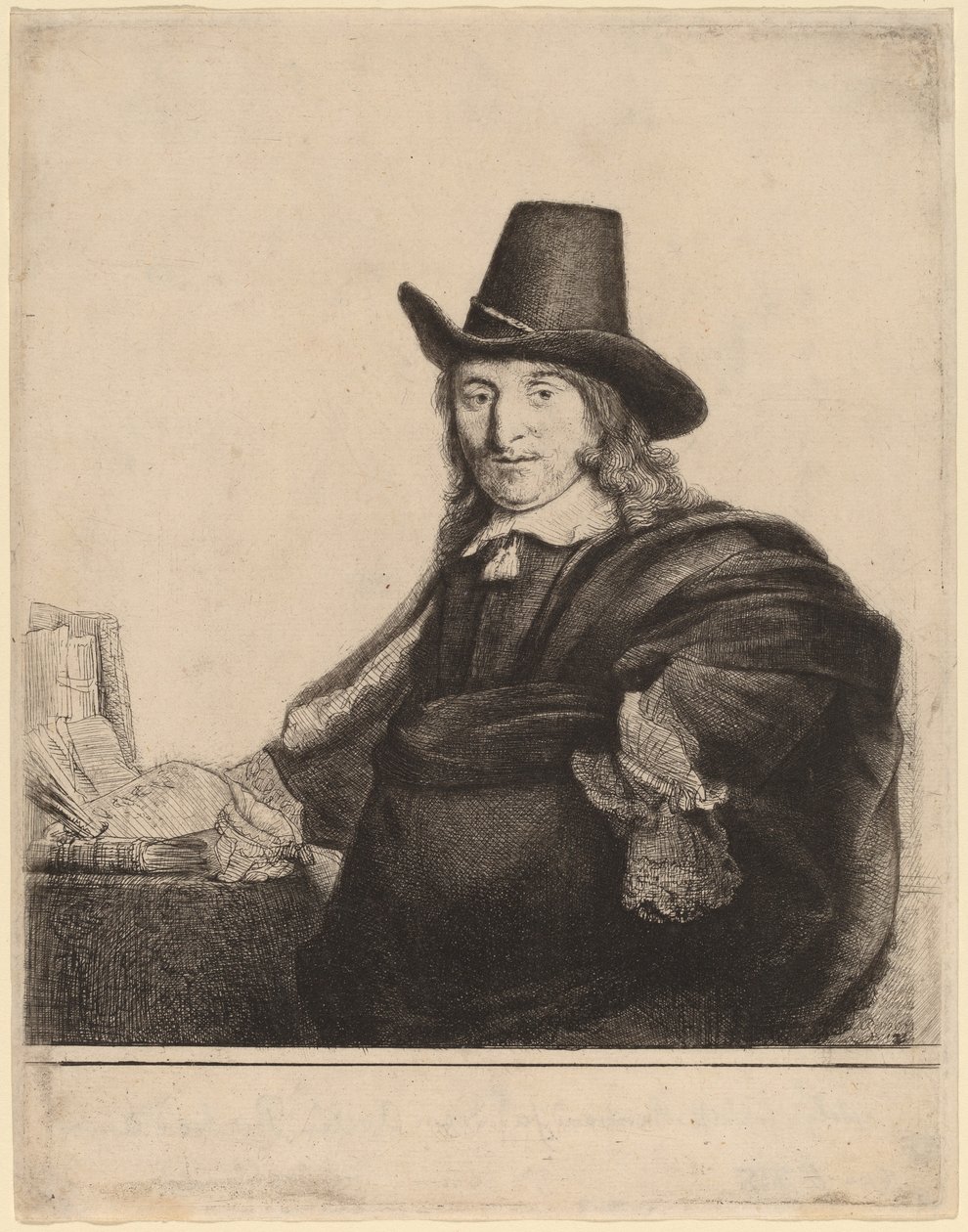 Jan Asselijn door Rembrandt van Rijn