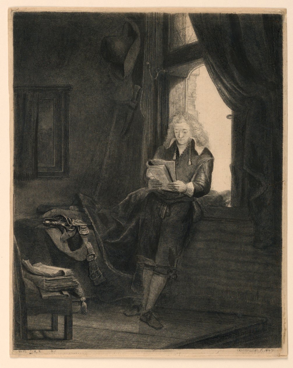 Jan Six door Rembrandt van Rijn