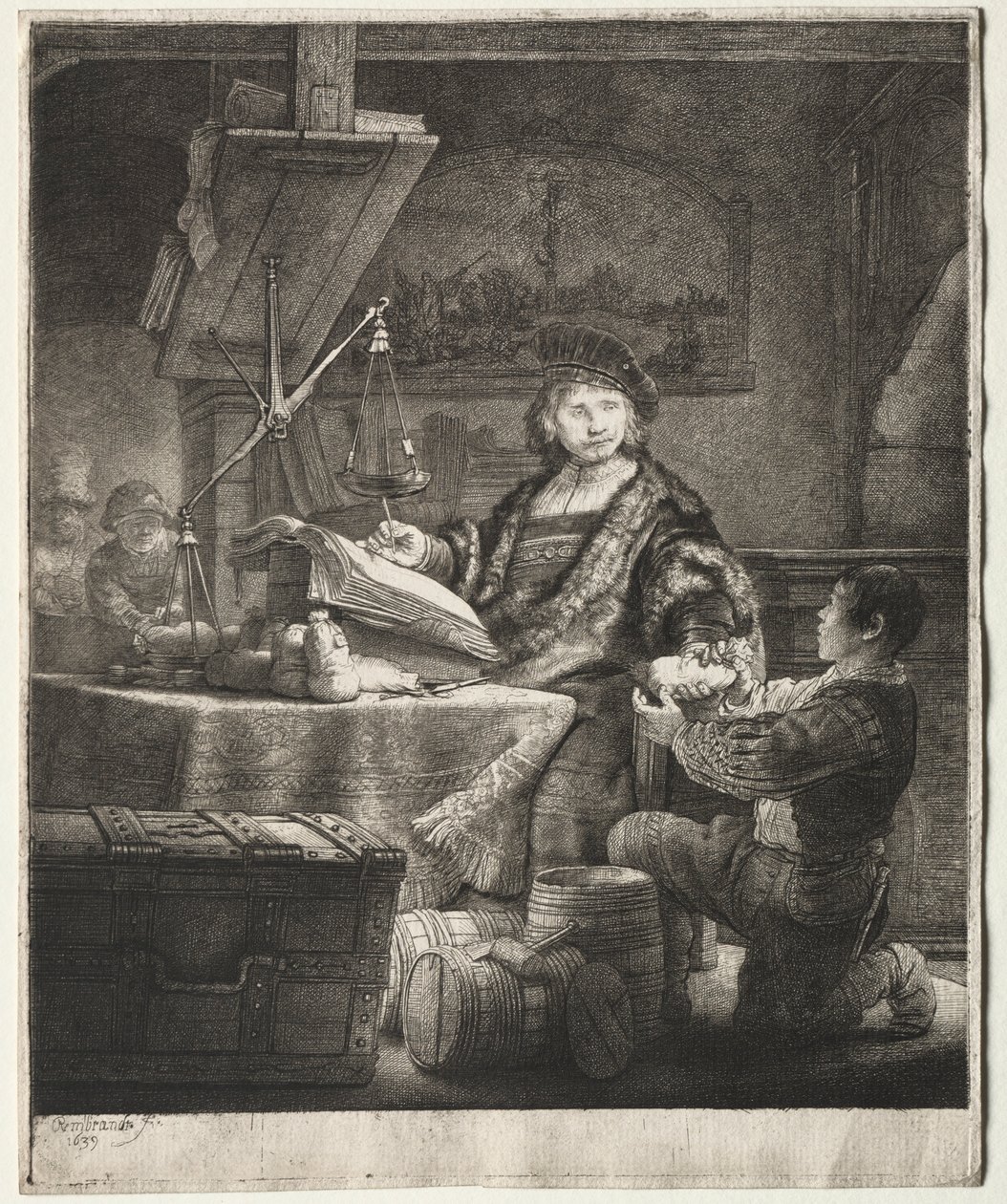 Jan Uytenbogaert door Rembrandt van Rijn