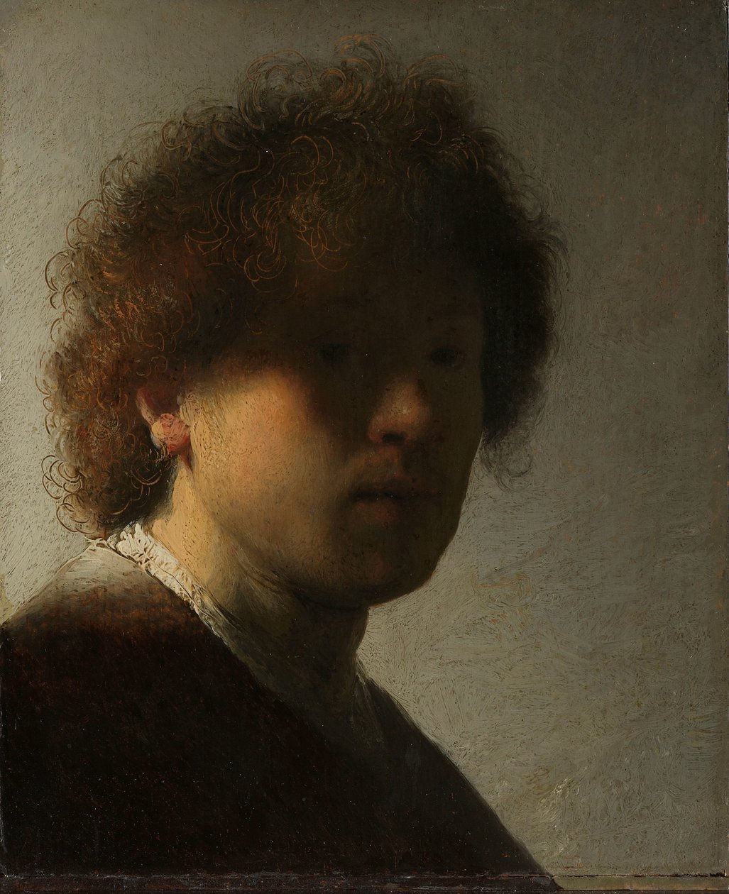 Zelfportret door Rembrandt van Rijn