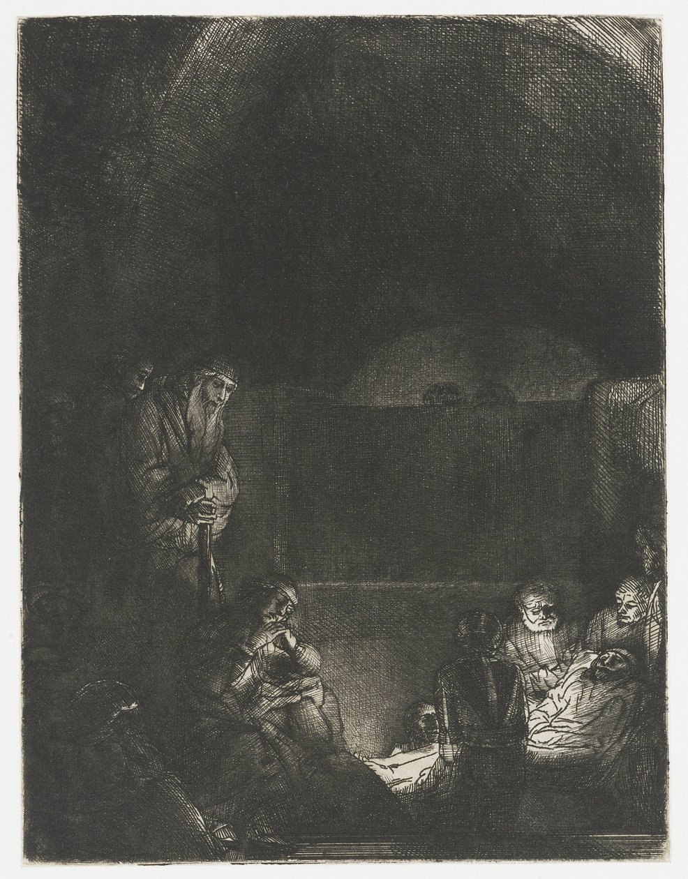 De Graflegging door Rembrandt van Rijn