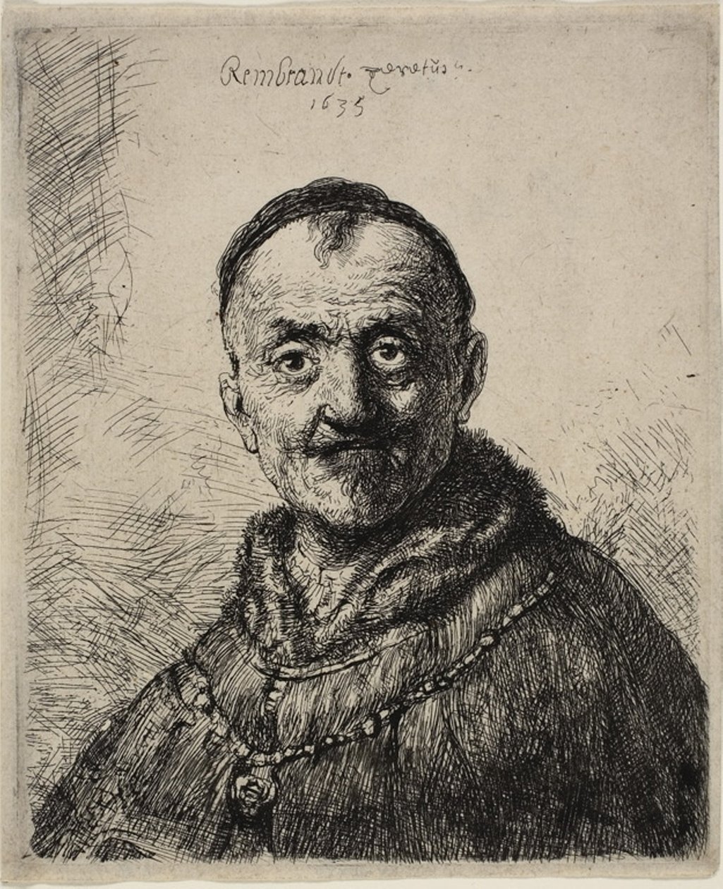 Het Eerste Oosterse Hoofd door Rembrandt van Rijn
