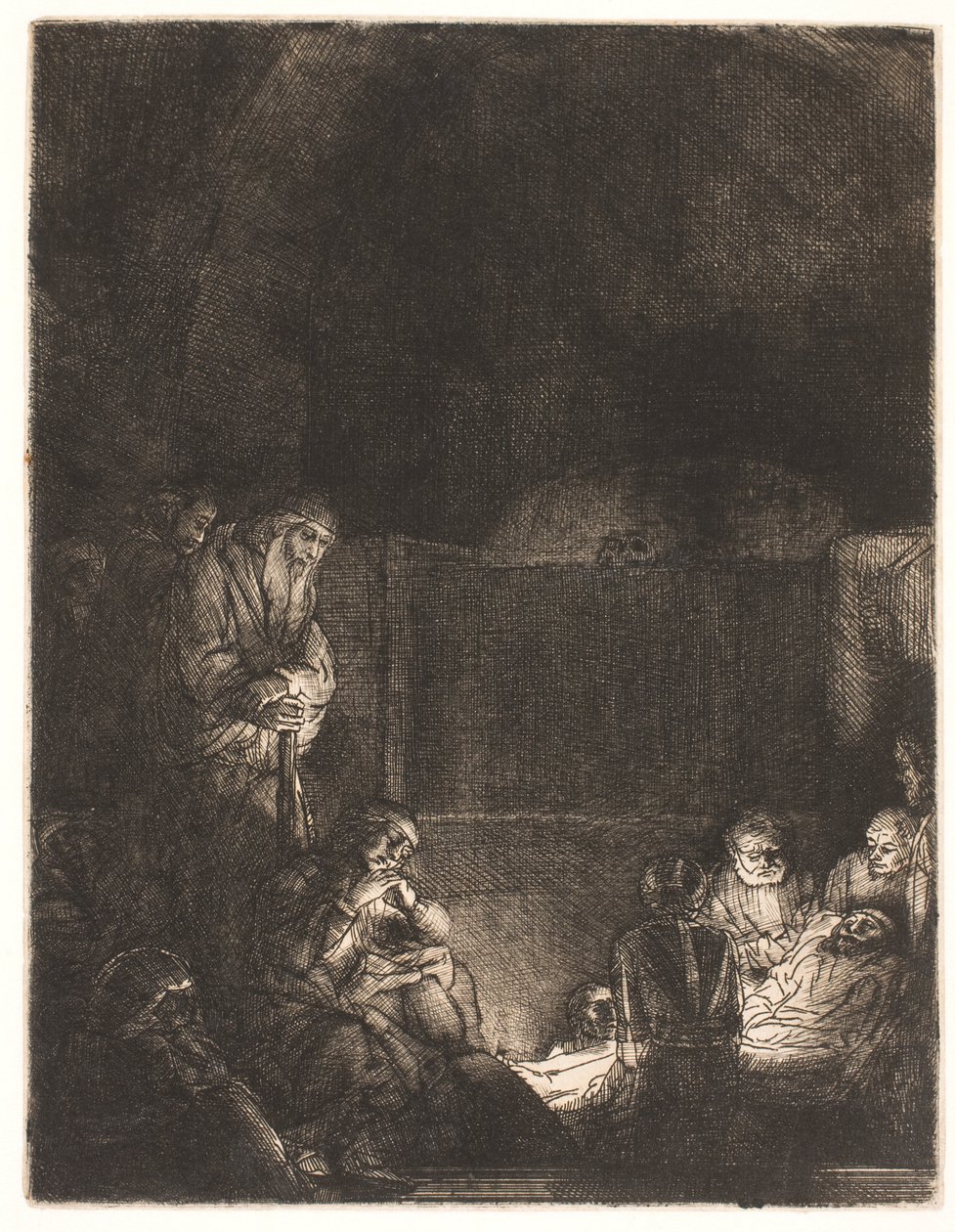 De graflegging door Rembrandt van Rijn