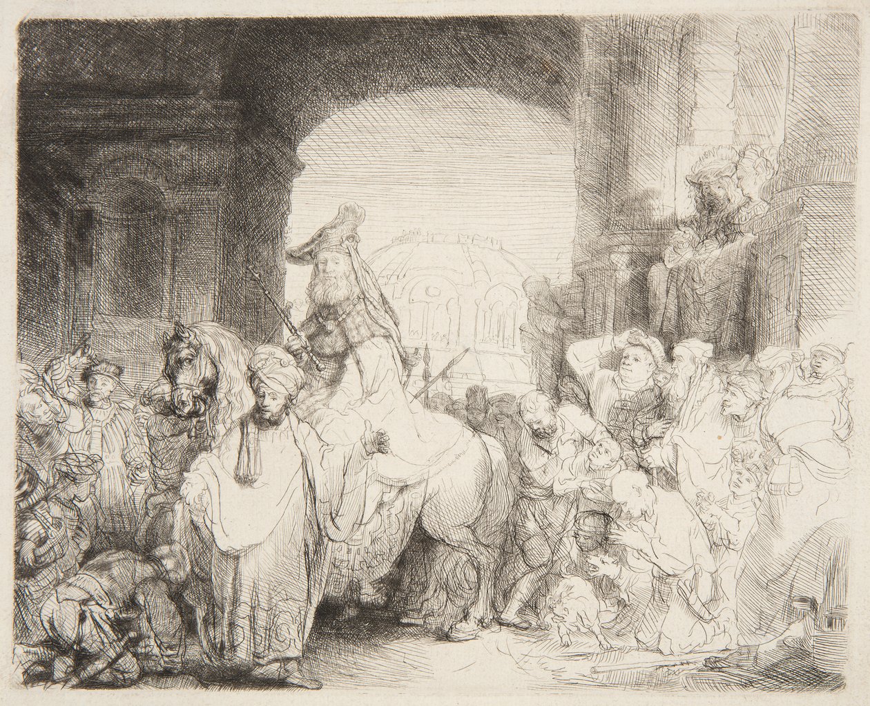 Triomf van Mordechai door Rembrandt van Rijn