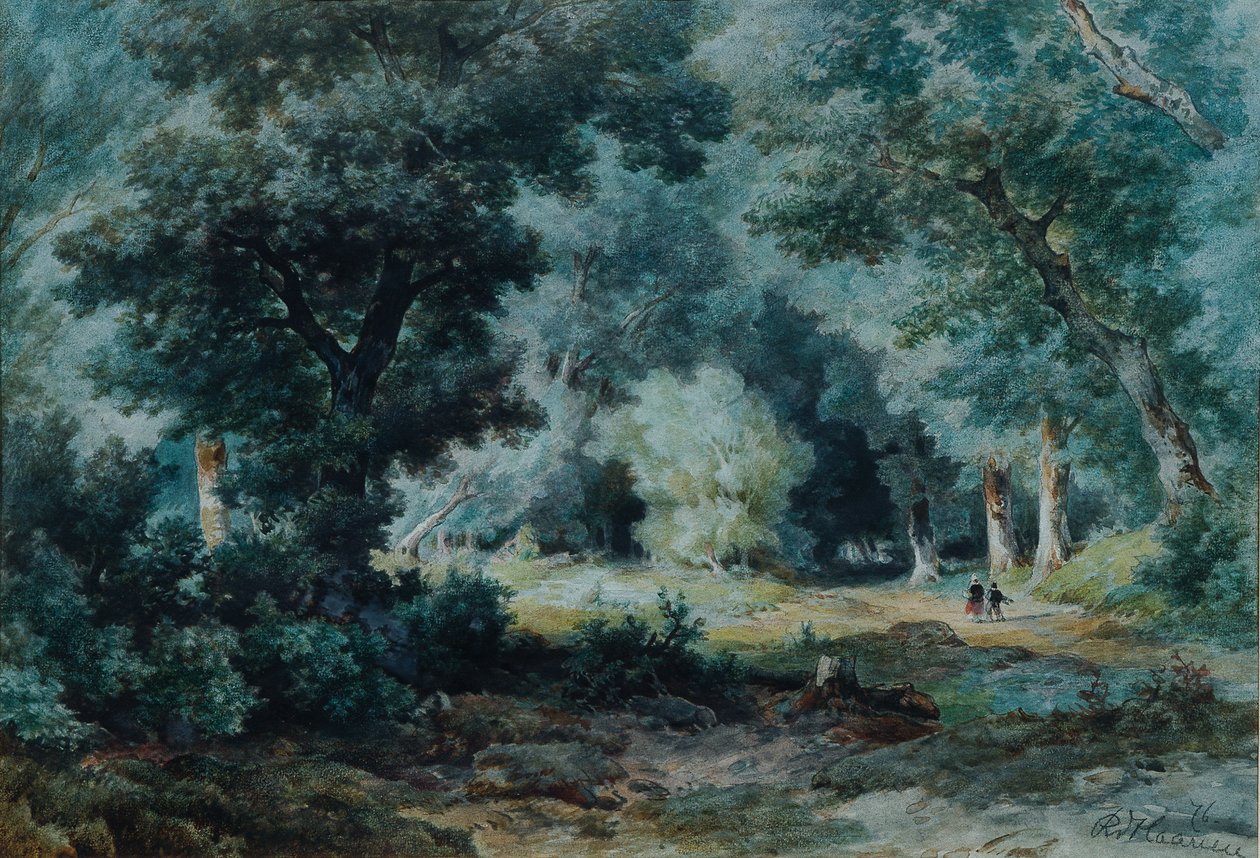 Bosinterieur door Remigius Adrianus van Haanen