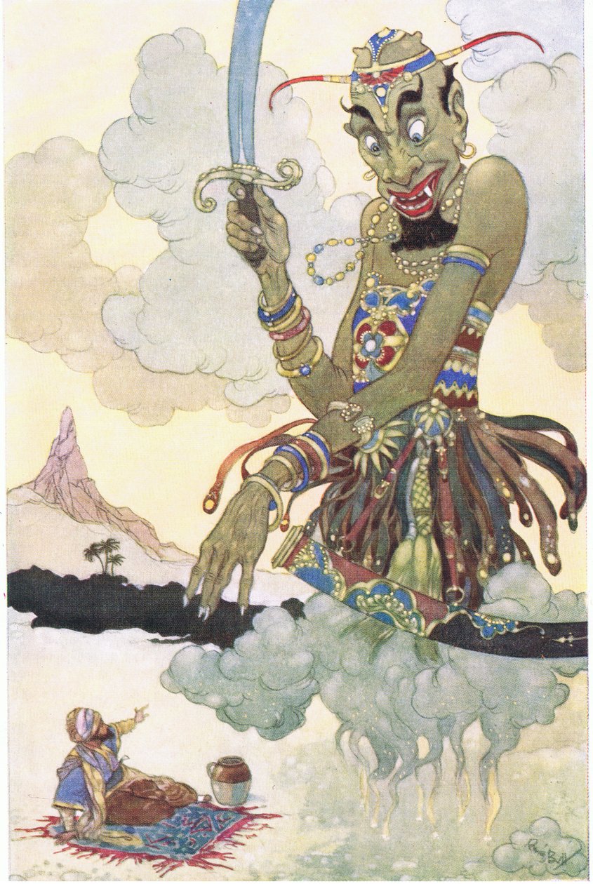 Een boze geest, 1930s door René Bull