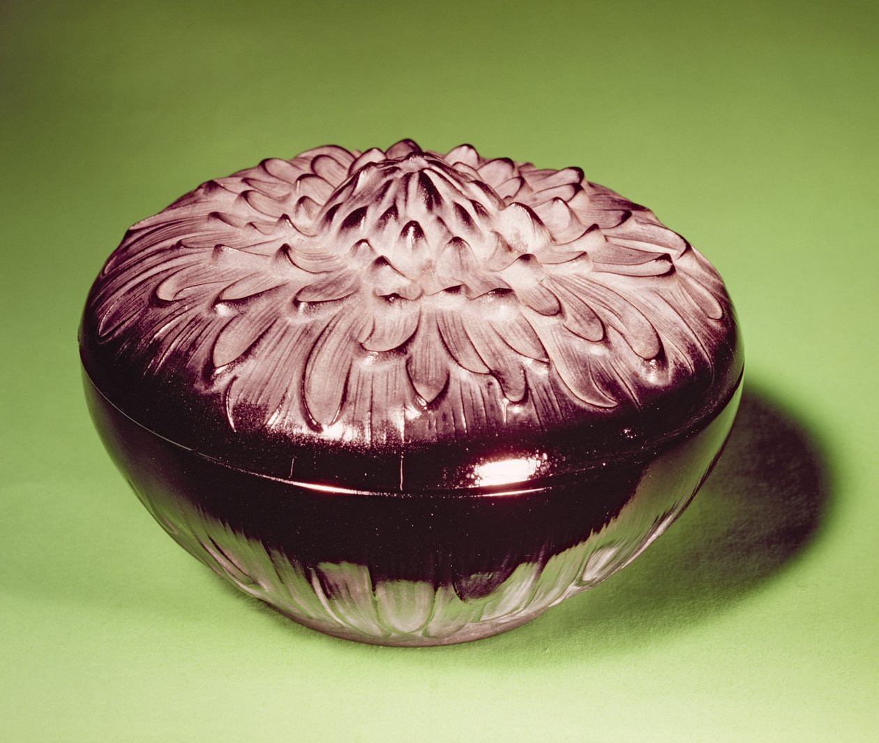 Zwarte glazen doos, ca. 1902 door Rene Jules Lalique